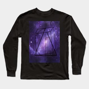 Geometric Galaxy Long Sleeve T-Shirt